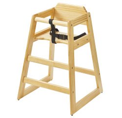 Seggiolone per bambini - 51 x 48 x 74cm - legno naturale - Leone