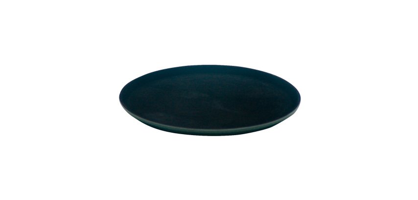 Vassoio antiscivolo - rotondo - nero - Ø40 cm - PP - Leone