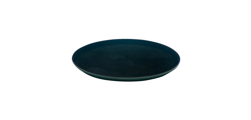 Vassoio antiscivolo - rotondo - nero - Ø40 cm - PP - Leone