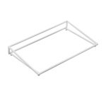 Supporto per vassoio - inclinato - bianco - 53 x 26,5 x 7cm - metallo - Leone