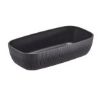 Vaschetta buffet Norway - antracite - 32,5 x 17,6 x 7,5cm - melamina - Leone