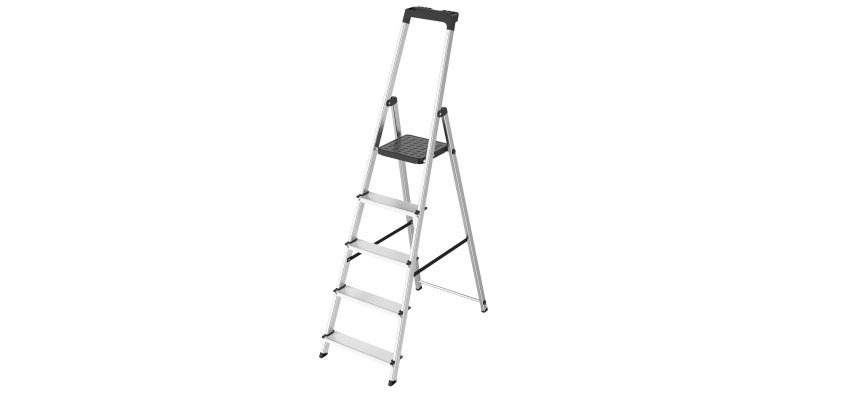 Scala in alluminio - 5 gradini - Verdelook
