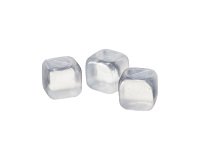 Cubetti refrigeranti - trasparenti - riutilizzabili - 4,5 x 4,5cm - Leone - conf. 10pezzi