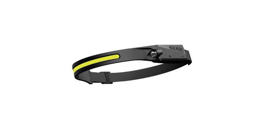 Lampada con fascia frontale - LED - doppia illuminazione