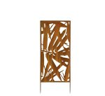 Pannello decorativo - acciaio corten - 50 x 100 cm - corten - Verdemax
