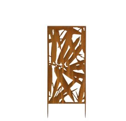Pannello decorativo - acciaio corten - 50 x 100 cm - corten - Verdemax