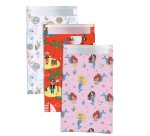 Sacchetto regalo - fantasie assortite - c/patella adesiva - 36 x 50 + 5 cm - carta - Rex Sadoch - conf. 2pz