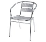 Sedia attesa - alluminio - 54 x 59 x 74 cm - Verdelook