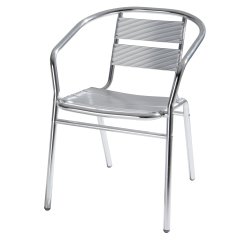 Sedia attesa - alluminio - 54 x 59 x 74 cm - Verdelook