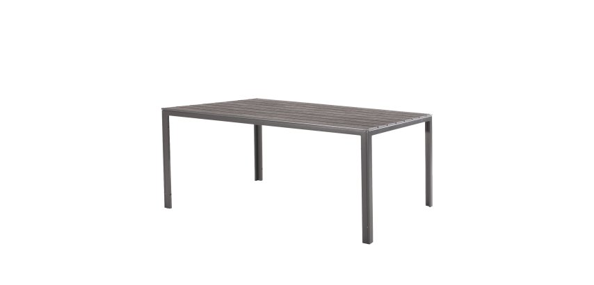Tavolo Tenerife - rettangolare - 156 x 75 x 74 cm - grigio - Verdelook
