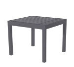 Tavolo Sardegna - quadrato - 90 x 90 x 74 cm - grigio - Verdelook