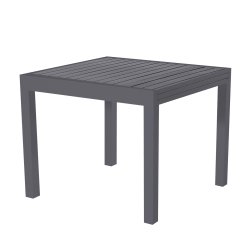 Tavolo Sardegna - quadrato - 90 x 90 x 74 cm - grigio - Verdelook