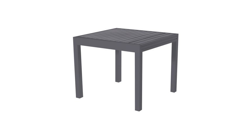 Tavolo Sardegna - quadrato - 90 x 90 x 74 cm - grigio - Verdelook