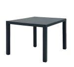 Tavolo Malta - quadrato - 90 x 90 x 74 cm - grigio - effetto cemento - Verdelook