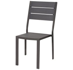 Sedia Tenerife - 62 x 45 x 88 cm - grigio - Verdelook