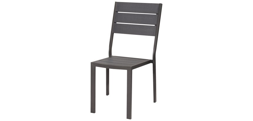 Sedia Tenerife - 62 x 45 x 88 cm - grigio - Verdelook