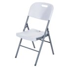 Sedia Slimmy - pieghevole - 43 x 44 x 79 cm - bianco - Verdelook