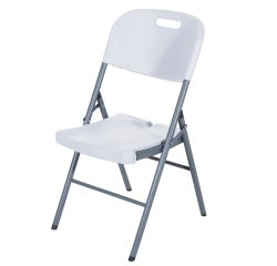 Sedia Slimmy - pieghevole - 43 x 44 x 79 cm - bianco - Verdelook