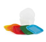 Contenitori alimenti – 150 x 137 x 69 mm – 630 ml - PP - Perfetto – conf. 5 pezzi