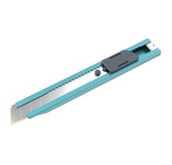 Cutter multiuso - in metallo - lama a spezzare 18mm - Uttil