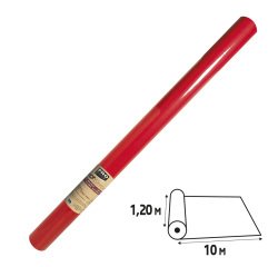 Tovaglia idrorepellente - in rotolo - 1,2 x 10 m - spunbond - rosso - Pro Nappe