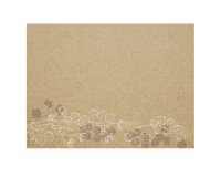 Tovaglietta monouso Floral - 30 x 40 cm - carta - avana - Pro Nappe - conf. 400 pezzi