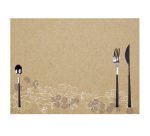 Tovaglietta monouso Floral - 30 x 40 cm - carta - avana - Pro Nappe - conf. 400 pezzi