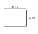 Conf. 100 Tovagliette monouso in tessuto non tessuto Spunbond 30x40cm
