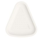 Vassoio pizza - 1/6 - 23 x 26 cm - bianco - Signor Bio - conf. 125 pezzi