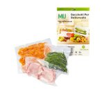 Sacchetto per sottovuoto - termoresistenti - 25 x 35 cm - Mulin - conf. 30 pezzi