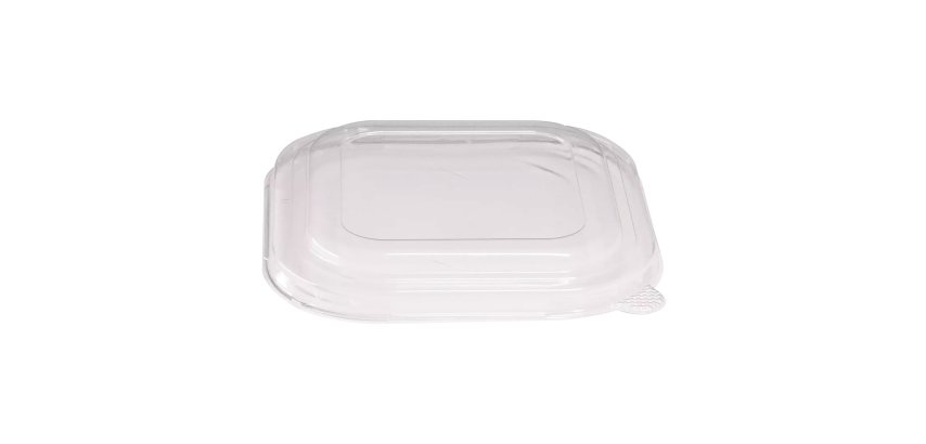 Coperchio per bowl quadrata 900/1200ml - trasparente - Signor Bio - conf. 50 pezzi