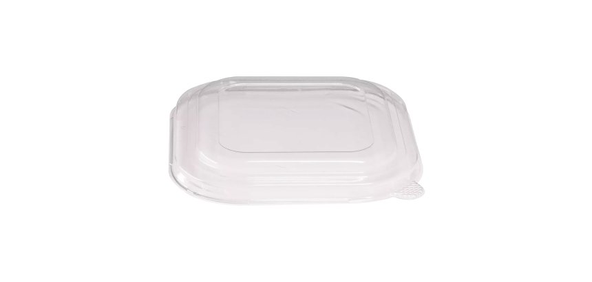 Coperchio per bowl quadrata 900/1200ml - trasparente - Signor Bio - conf. 50 pezzi