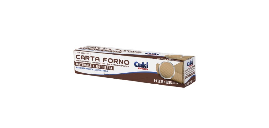 Rotolo Carta Forno - goffrata - 33 cm x 25 m - Cuki Professional