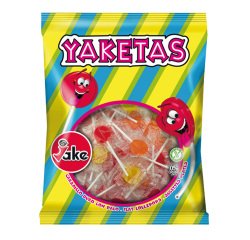 Lecca lecca piatto Yaketas - gusti assortiti - busta da 150 pezzi
