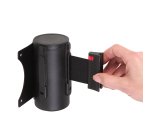 Black Barrier Flexi Belt Wall Mounted With 3 m Black Belt