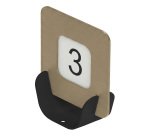 Segnaposto Talk porta QR code - 10 x 4 x 11,5 cm - beige - Stilcasa