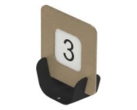 Segnaposto Talk porta QR code - 10 x 4 x 11,5 cm - beige - Stilcasa