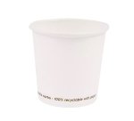 Bicchiere caffè - carta - 75 ml - bianco - Signor Bio - conf. 50 pezzi