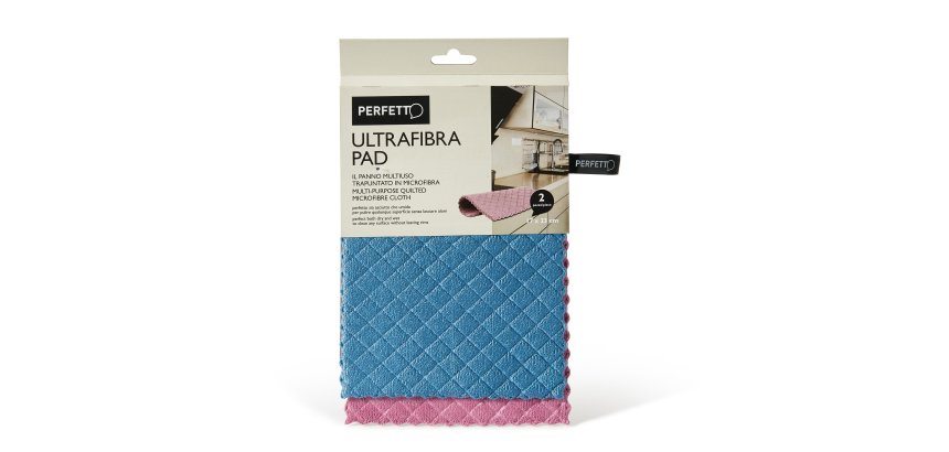 Panno Ultrafibra Touch - 35 x 35 cm - colori assortiti - Perfetto