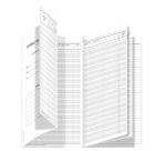 Registro del Professore (6 classi) - 31 x 17 cm - 3225PS000G - Data Ufficio