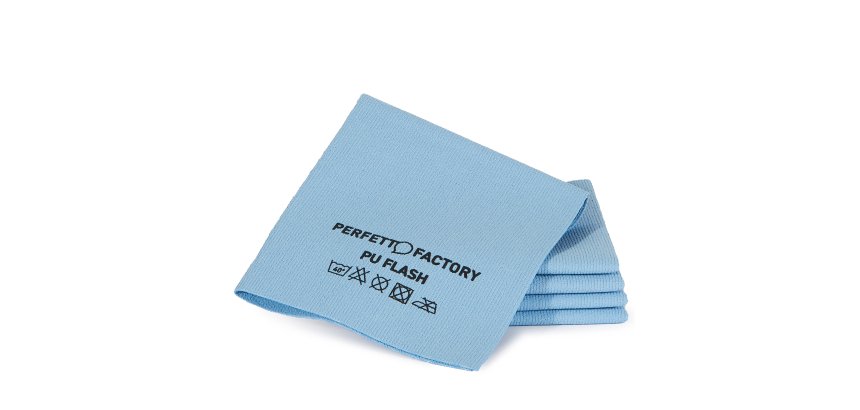 Panni PU Flash - 34 x 36 cm - blu - Perfetto Factory - conf. 5 pezzi
