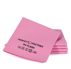 Panni PU Flash - 34 x 36 cm - rosso - Perfetto Factory - conf. 5 pezzi