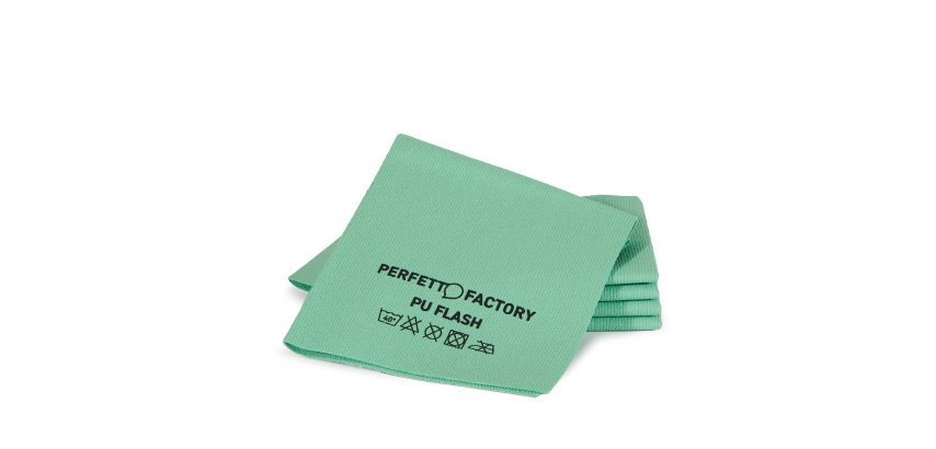 Panni PU Flash - 34 x 36 cm - verde - Perfetto Factory - conf. 5 pezzi