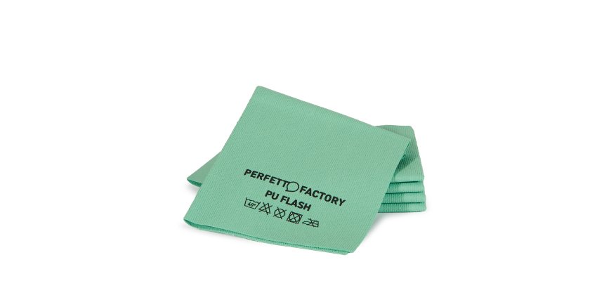Panni PU Flash - 34 x 36 cm - verde - Perfetto Factory - conf. 5 pezzi
