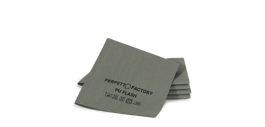 Panni PU Flash - 34 x 36 cm - grigio - Perfetto Factory - conf. 5 pezzi