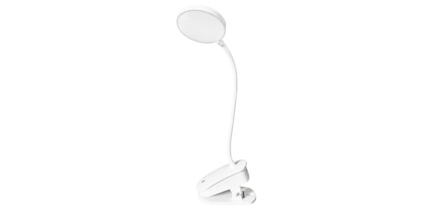 Lampada con aggancio clip - LED - bianco