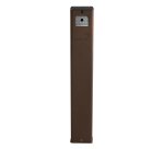 Posacenere da terra - acciaio - 17,5 x 10,5 x 106 cm - 2 L - corten - Stilcasa