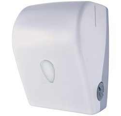 Dispenser asciugamani in rotolo Stileco - 24 x 24 x 32,5 cm - ABS - bianco - Medial
