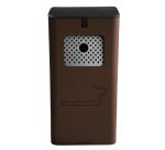 Posacenere murale - acciaio - 17,5 x 10,5 x 34 cm - 2 L - corten - Stilcasa
