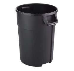 Pattumiera Cestone Titan - 120 L - nero - Rotho